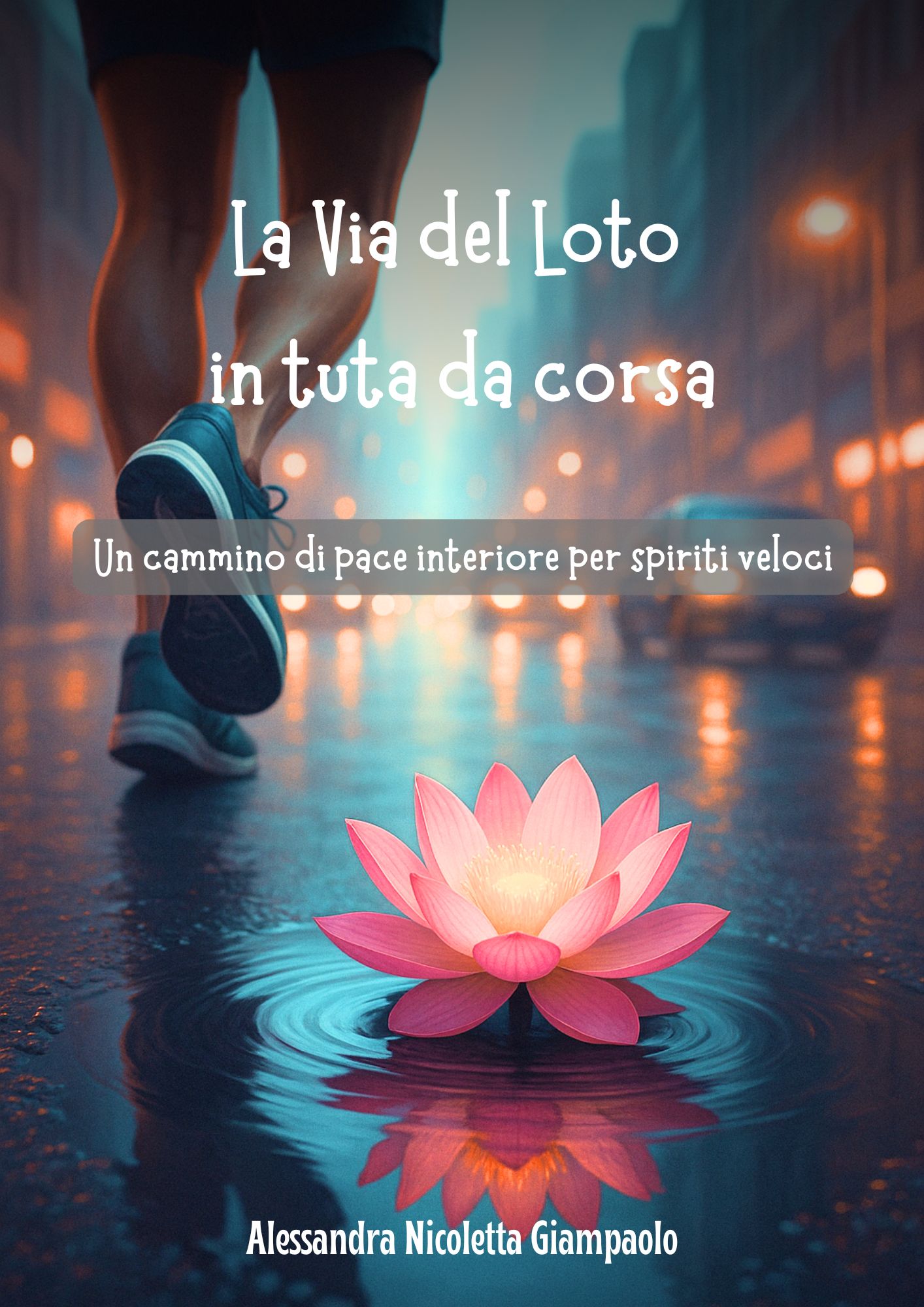 Copertina La Via del Loto in tuta da corsa